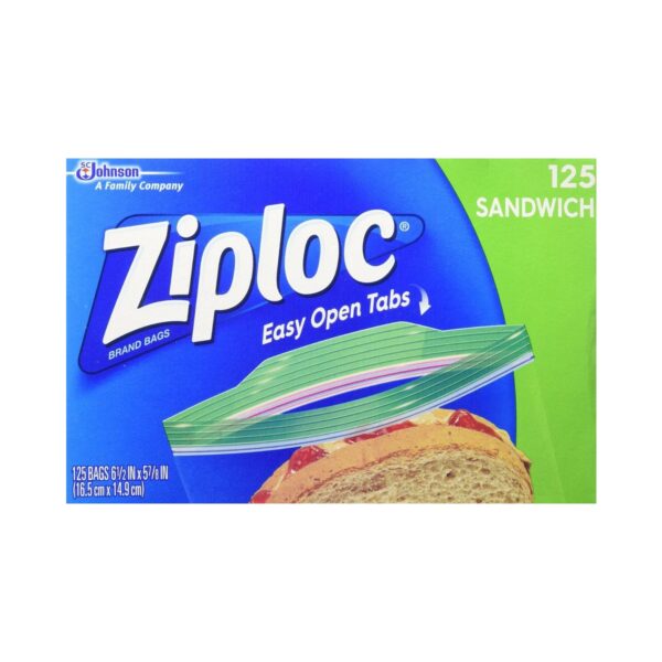 Ziploc Variety Pack – 54 Freezer Quart Bags – 38 Freezer Gallon Bags – 125 Sandwich Bags – 52 Storage Gallon Bags