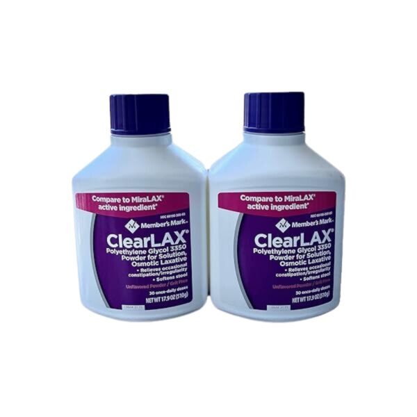 Member's Mark ClearLAX 3-Pack Laxative Powder for Constipation Relief