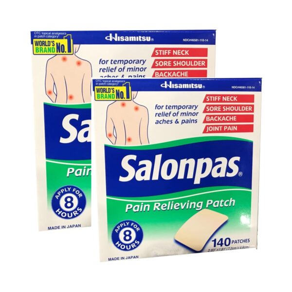 Salonpas Pain Relieving Patch, 140 Patches (2 Pack)