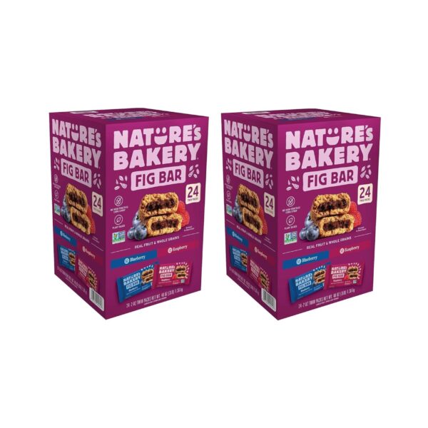 Nature's Bakery Stone Ground Whole Wheat Fig bar 24 Twin Pack 24 - 2oz