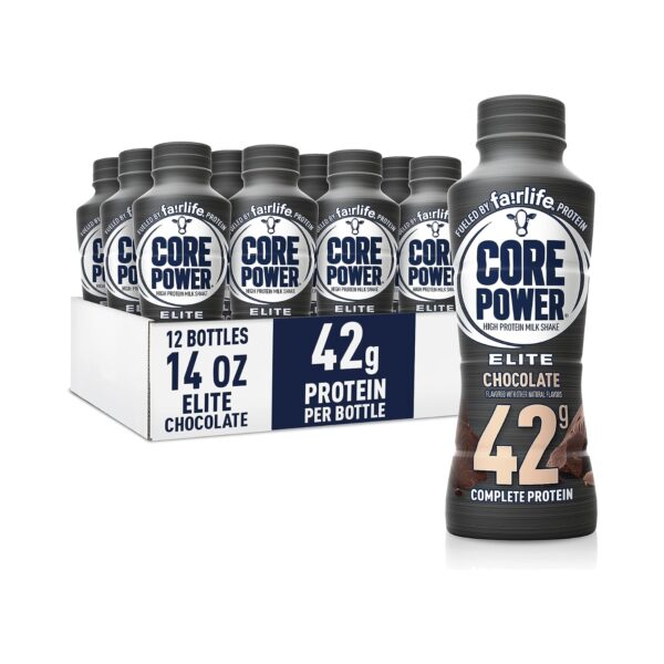 FAIRLIFE NUTRITION PLAN Core Power Elite 42g. Protein Shake, Chocolate (14 fl. oz, 8 pk.)