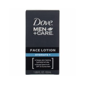 Dove Men+Care Hydrate + SPF 15 Sunscreen Face Lotion - 1.69 Oz (Pack of 3)