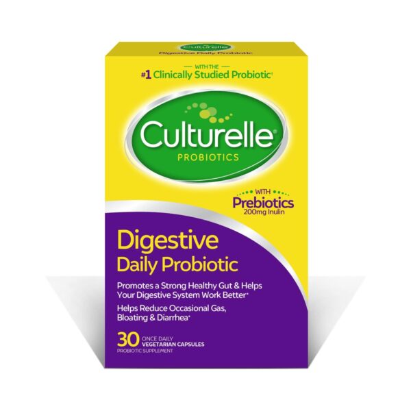 Culturelle Digestive Health Probiotic (80 Capsules) - Gut Health Reinvented