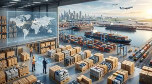 Global wholesale products supply chain warehouse logistics USA distribution