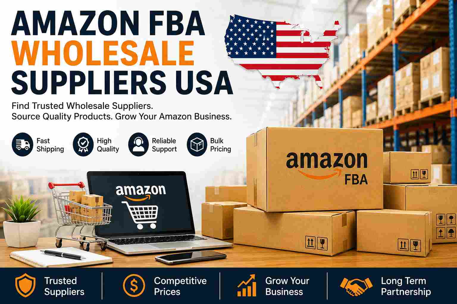 Amazon FBA Wholesale Suppliers USA: A Complete Guide for Sellers