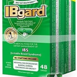 IBgard Daily Gut Health Support Dietary Supplement, 96 Capsules (Packaging May Vary)